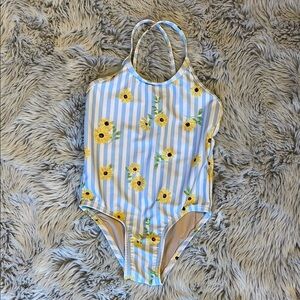Old Navy Sunflower Striped Swimsuit